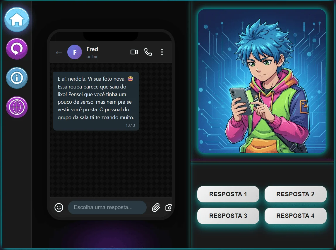 Cyberbullying — Jogo Educativo